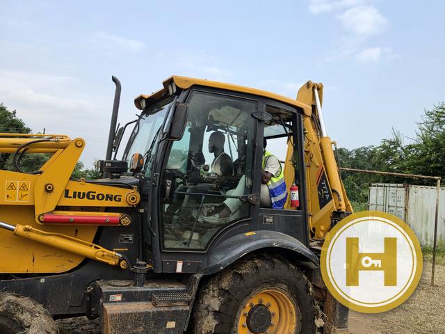 Earthmoving equipment on site