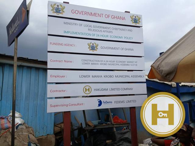 Project signboard